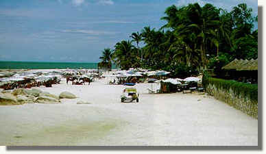 Strandszene Hua Hin Beach