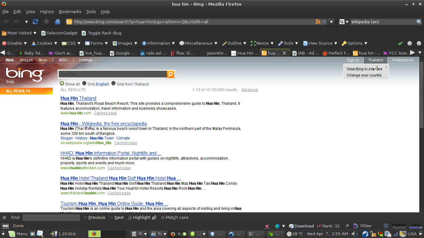 Hua Hin Search Results Live