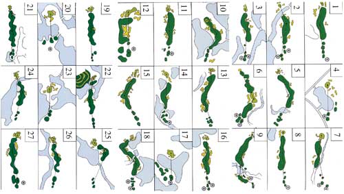 Majestic Creek Country Club Layout